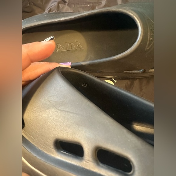 Prada Black Slip-On Shoes - Picture 11 of 11